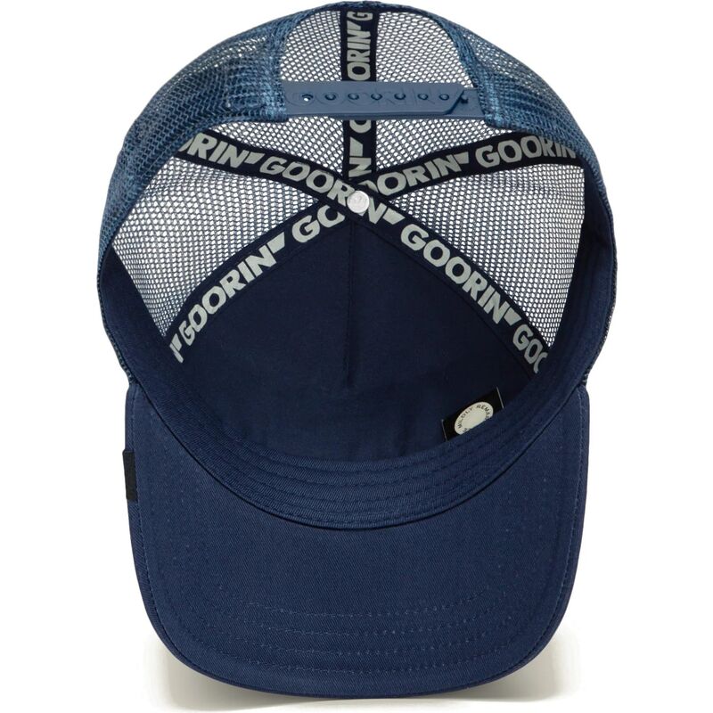 casquette-trucker-bleue-lion-royal-stay-royal-sidekick-the-farm-goorin-bros
