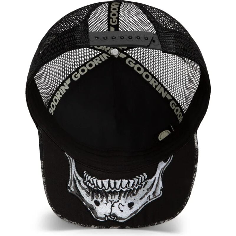casquette-trucker-noire-crane-bone-head-unalive-the-farm-goorin-bros