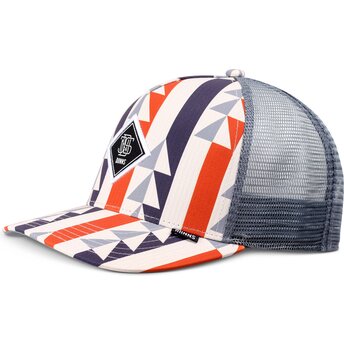 Mützen gebogen mehrfarbig snapback HFT Bauhaus Aztek von Djinns