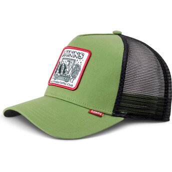 Mützen gebogen grün snapback HFT LSCC Record Coffee von Djinns