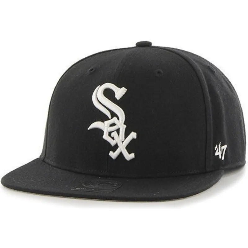 mutzen-flach-schwarz-snapback-lisa-der-chicago-white-sox-mlb-von-47-brand mutzen-flach-schwarz-snapback-lisa-der-chicago-white-sox-mlb-von-47-brand