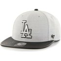 47-brand-flat-brim-side-logo-mlb-los-angeles-dodgers-smooth-grey-snapback-cap