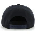 marineblaue-flache-snapback-kappe-unifarben-mit-seitlichem-logo-mlb-new-york-yankees-von-47-brand