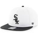mutzen-flach-weiss-snapback-lisa-lateral-der-chicago-white-sox-mlb-von-47-brand