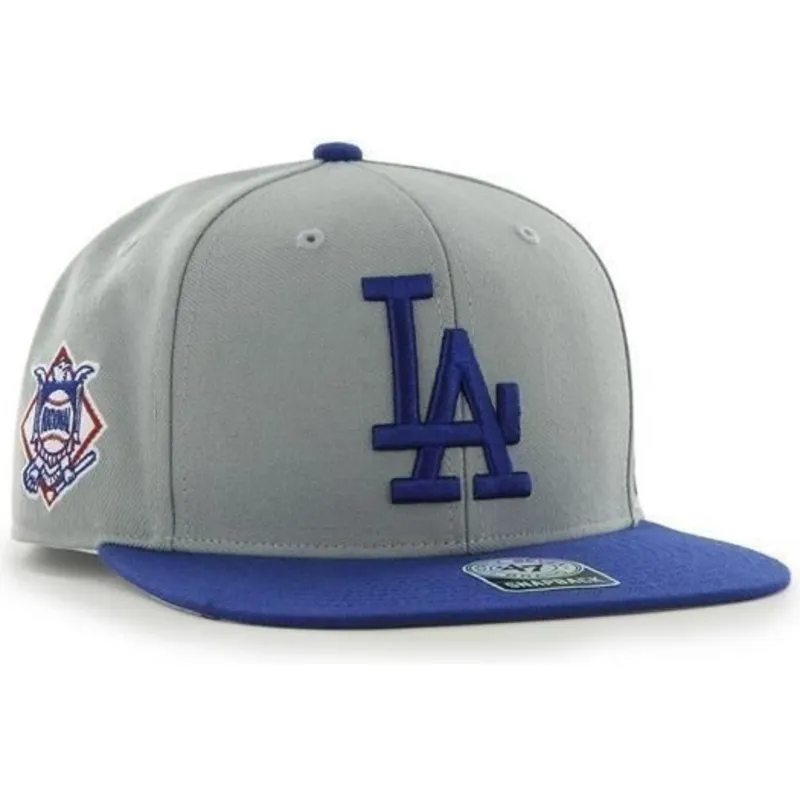 mutzen-flach-grau-snapback-lisa-lateral-der-los-angeles-dodgers-mlb-von-47-brand mutzen-flach-grau-snapback-lisa-lateral-der-los-angeles-dodgers-mlb-von-47-brand