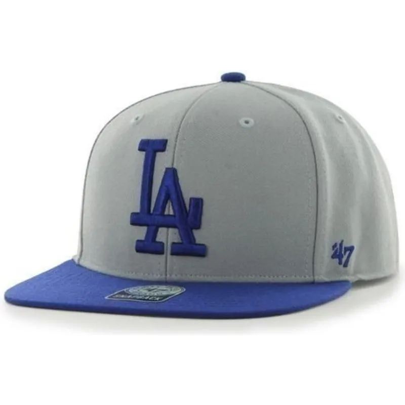 mutzen-flach-grau-snapback-lisa-lateral-der-los-angeles-dodgers-mlb-von-47-brand mutzen-flach-grau-snapback-lisa-lateral-der-los-angeles-dodgers-mlb-von-47-brand