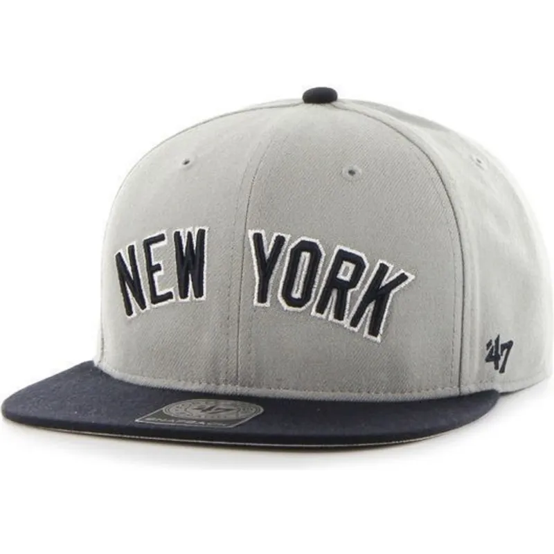 mutzen-flach-grau-snapback-lateral-der-new-york-yankees-mlb-von-47-brand