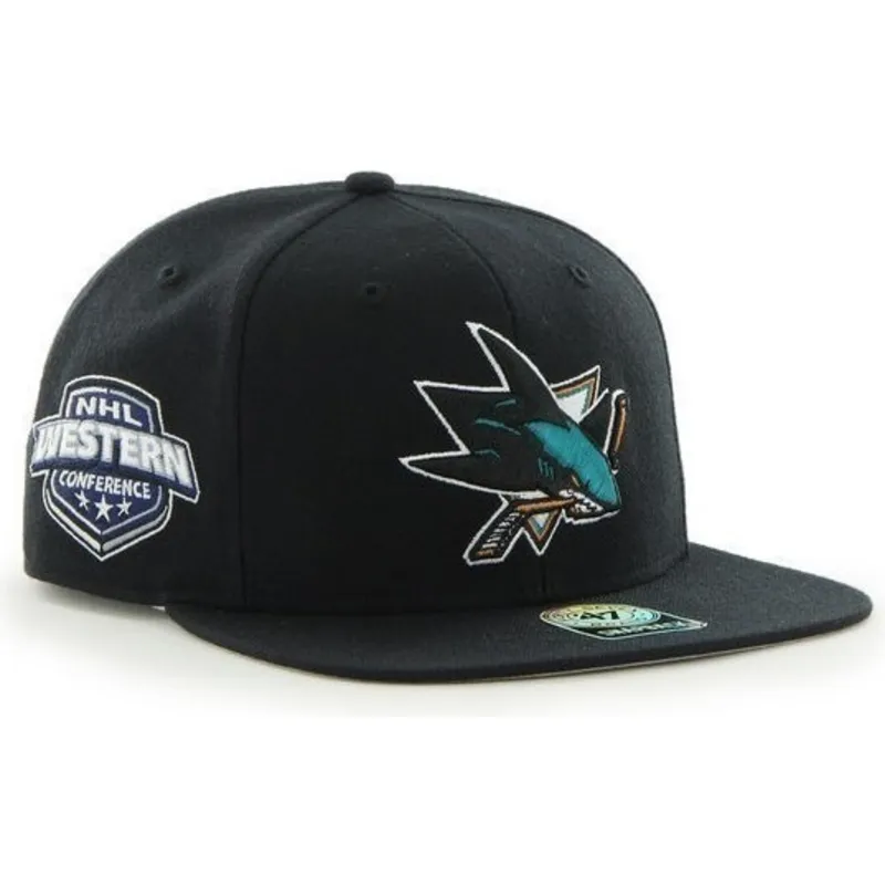 mutzen-flach-schwarz-snapback-der-san-jose-sharks-nhl-von-47-brand
