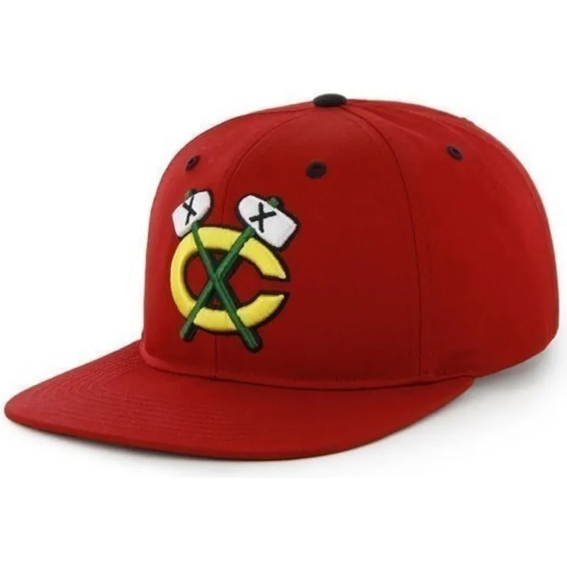 mutzen-flach-rot-snapback-lisa-der-chicago-blackhawks-nhl-von-47-brand mutzen-flach-rot-snapback-lisa-der-chicago-blackhawks-nhl-von-47-brand