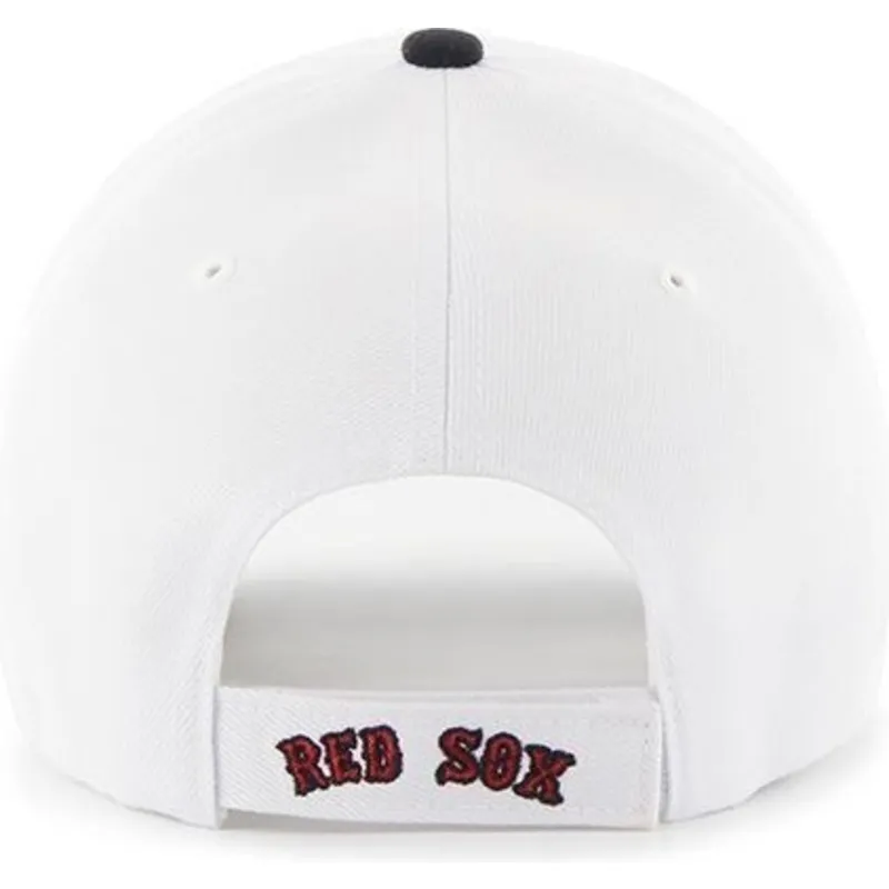 mutzen-gebogen-weiss-verstellbares-band-der-boston-red-sox-mlb-von-47-brand mutzen-gebogen-weiss-verstellbares-band-der-boston-red-sox-mlb-von-47-brand