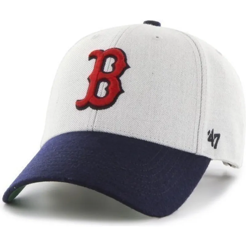 mutzen-gebogen-grau-verstellbares-band-der-boston-red-sox-mlb-von-47-brand