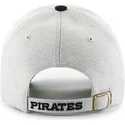 47-brand-curved-brim-mlb-pittsburgh-pirates-grey-cap-with-black-visor