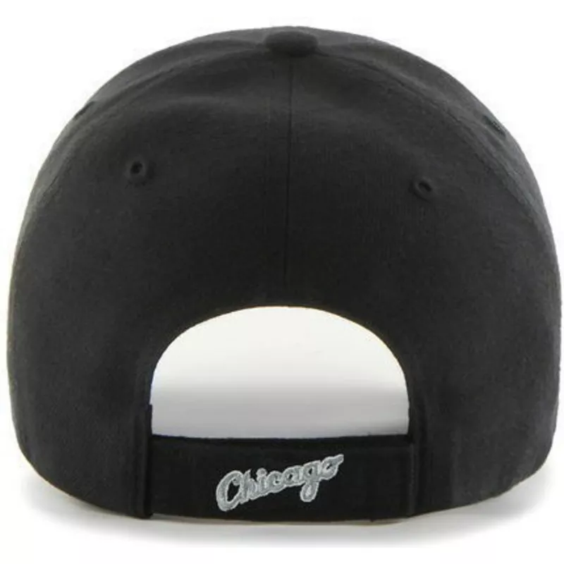 casquette-a-visiere-courbee-noire-unie-mlb-chicago-white-sox-47-brand