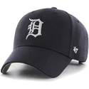 mutzen-gebogen-marineblau-verstellbares-band-lisa-der-detroit-tigers-mlb-von-47-brand