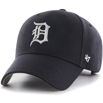 mutzen-gebogen-marineblau-verstellbares-band-lisa-der-detroit-tigers-mlb-von-47-brand