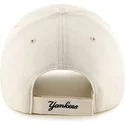 mutzen-gebogen-creme-verstellbares-band-lisa-der-new-york-yankees-mlb-von-47-brand