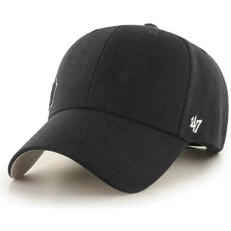 mutzen-gebogen-schwarz-verstellbares-band-lisa-pequeno-der-new-york-yankees-mlb-von-47-brand