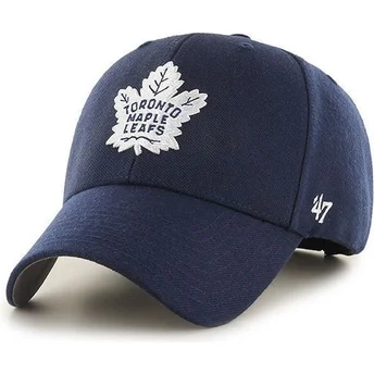 Mützen gebogen marineblau verstellbares band der Toronto Maple Leafs NHL von 47 Brand