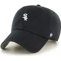 mutzen-gebogen-schwarz-verstellbares-band-pequeno-der-chicago-white-sox-nhl-von-47-brand