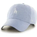 mutzen-gebogen-blau-verstellbares-band-pequeno-der-los-angeles-dodgers-mlb-von-47-brand