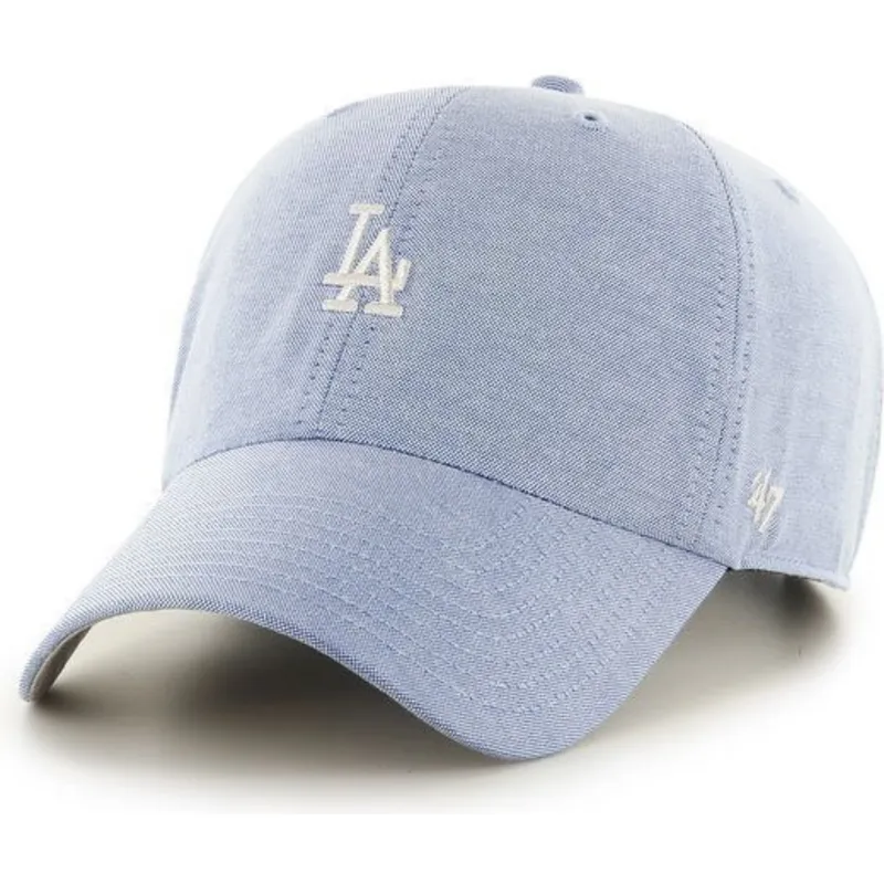 mutzen-gebogen-blau-verstellbares-band-pequeno-der-los-angeles-dodgers-mlb-von-47-brand