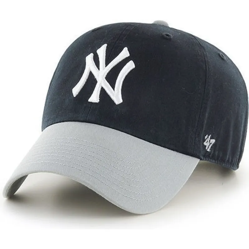 mutzen-gebogen-schwarz-verstellbares-band-frontal-grande-der-new-york-yankees-mlb-von-47-brand mutzen-gebogen-schwarz-verstellbares-band-frontal-grande-der-new-york-yankees-mlb-von-47-brand
