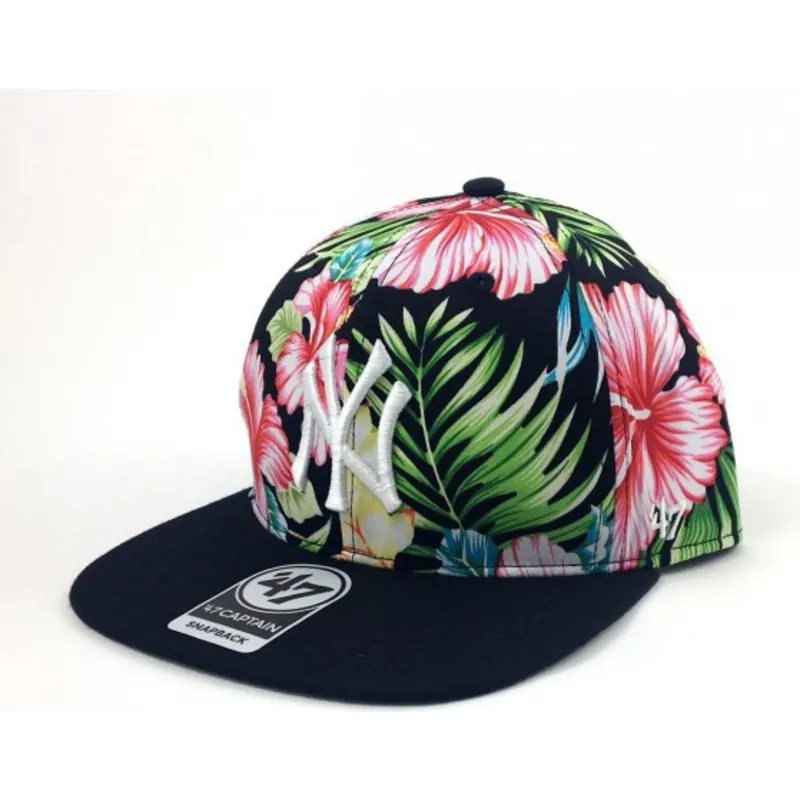 mutzen-flach-multicolor-snapback-estampado-de-flores-der-new-york-yankees-mlb-von-47-brand mutzen-flach-multicolor-snapback-estampado-de-flores-der-new-york-yankees-mlb-von-47-brand